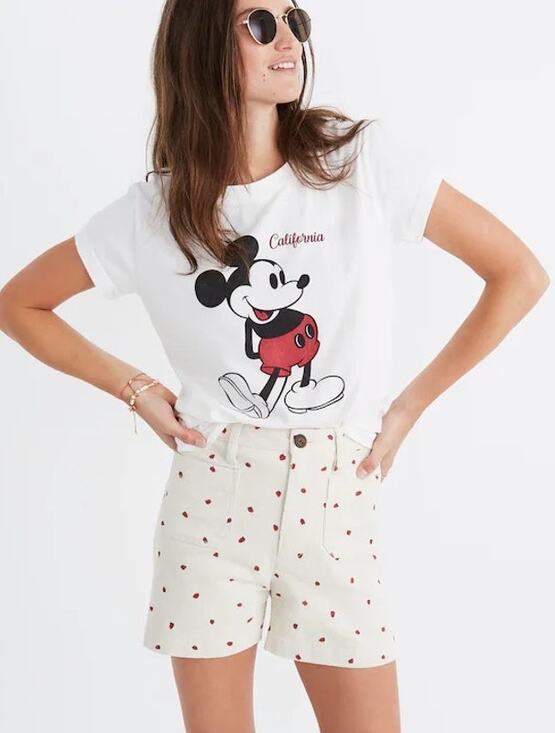 Madewell Pants - Madewell Emmett Shorts in fresh strawberries size 24